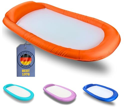 Best Sporting Aufblasbare Wasserhängematte Mesh Mat I Luftmatratze mit Netz | Pool Lounge Float I Sommer-Spaß für Erwachsene I Max. Benutzergewicht 100 kg