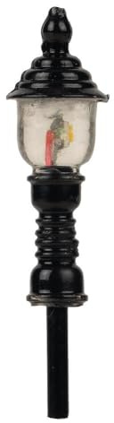 FALLER 180135 - LED-Wegleuchte, historisch, warmweiß, 3 Stück - Spur: H0 - Lampen & Beleuchtung für Modelleisenbahnen - Maßstab: 1:87