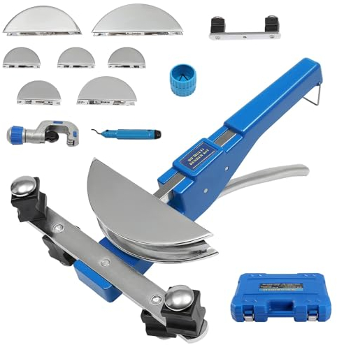 HINOPY - Rohrbiegemaschine, 6-22mm Manuell Manueller Rohrbieger Kit bis 90° Rohrbiegegerät Rohr Biegemaschine zum Biegen von Kupferrohren, Aluminiumrohren, Dünnwandigen Edelstahlrohren