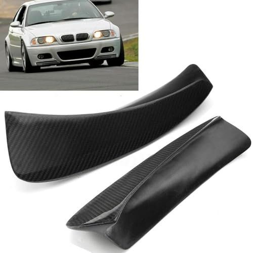 YJTYC Auto Frontspoiler Lippe für BMW E46 M3 1999-2006, Antikollisions FrontstoßStange Protector Splitter Diffusor Stoßfängerlippe Spoilerlippe