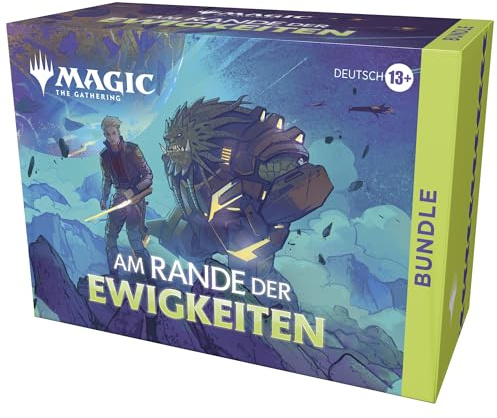 Magic: The Gathering Am Rande der Ewigkeiten Bundle – Bundle (9 Play-Booster, 30 Länderkarten, 1 Karte mit alternativer Illustration + Exklusives Zubehör) (Deutsche Version)