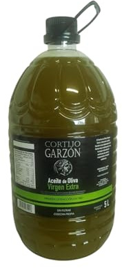Aceite de Oliva Virgen Extra Sin Filtrar 5L Cortijo Garzón - Puro Sabor Artesano, Prensada en Frío, Natural y Auténtico, Frescura y Calidad en Cada Gota.