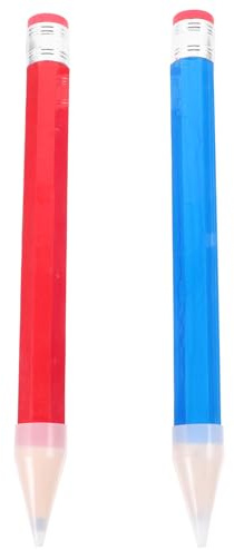 KICHOUSE Neuartige Bleistifte Riesenbleistift Jumbo Große Neuheit Lustiger Riesen Holzbearbeitungsspielzeug Lustiges Kinderbriefpapier Personalisierte