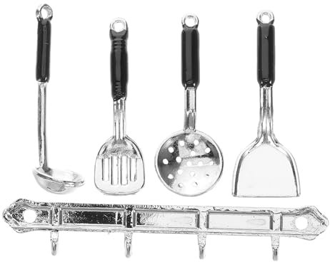 VILLCASE Miniature Kitchen Decorations for Doll House Micro Kitchen and Dollhouse Tableware for Boys and Girls Play House Accessories and Dollhouse Furniture Set