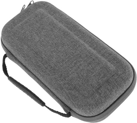 SKISUNO Game Console Protective Cover Hard Shell Carrying Case for Travel Organizer Shockproof Design Portable Storage Bag for Game Console Accessories Grey