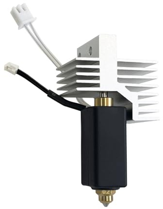 RugooSpink 0.2MM Keramik Hotend für Centauri/CC mit Messinggehärteter Düse | Hochtemperatur Widerstand Hot End Montage Druckkopf überlegene Wärmeleitfähigkeit Düse für Elegoo Centauri Zubehör