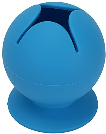 Phefop Collecteur de Ferraille en Silicone, Tasse de Nettoyage de Bureau à les Déchets, Porte-stylo Léger de qualité Alimentaire avec Tasse Assemblée pour le Stockage de Ferraille en (BLUE)
