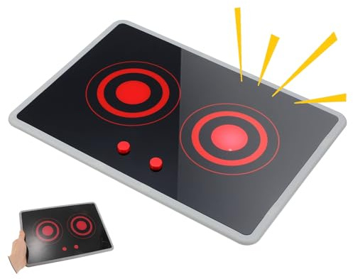 BESPORTBLE Küchen-Spielzeug Induktionsherd, Kochfeld mit Sound- und Lichteffekten, Spielküche Zubehör für Jungen und Mädchen, Rollenspiel Küche Geschenk für Geburtstag, Batterien nicht enthalten