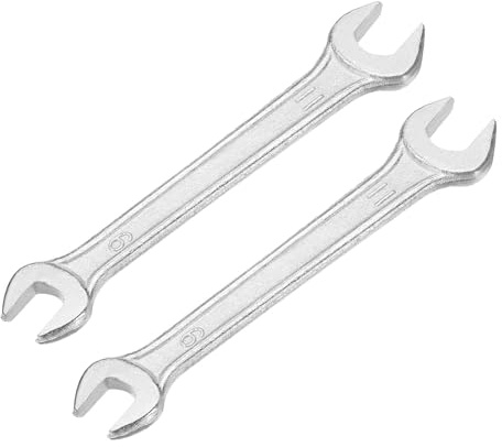 Mandouer 9mm x 11mm Double Open End Spanner, Galvanised Metric Wrench