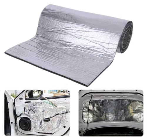 WENINETIES 10mm Tapis D'isolation Phonique et Thermique pour Land Rover Defender 110 2020-2024, Modération du Bruit Acoustique du Moteur Imperméable Protection Contre