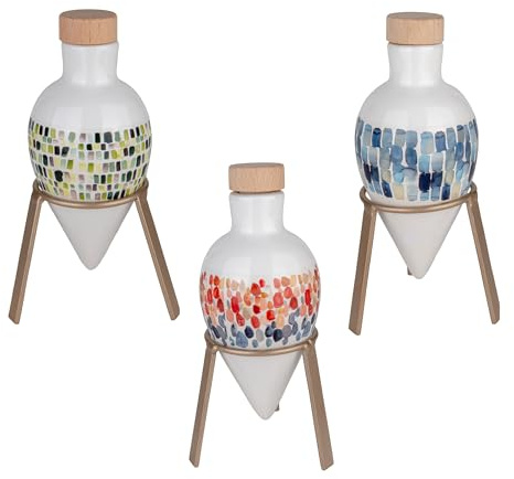 Doni Bomboniere Mariage 1 pcs Huilier En Forme de Baisse Anniversaire avec Bouchon en Liège sur Stand Métal Idées Cadeaux Complètes Originaux Bon marché