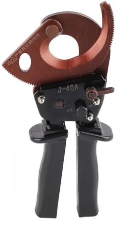 Spacnana Coupe-fil de Ciseaux de Câble à Cliquet, Outil de Coupe en Acier au Manganèse pour Câble de qualité Industrielle actionné à la Main 300 Mm2