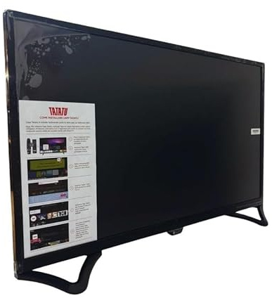 Generico Smart TV 32 - HD Ready (1366×768), Wifi, Bluetooth, 2 USB - 3 HDMI, Sistema hub,- App Integrate, Telecomando Classe di efficienza energetica F Oltre 6000 Film Documentari Inclusi