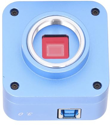 Kikumi Caméra de Microscope 4K, Enregistrement d'image 8MP, Kit de Caméra de Microscope Numérique USB3.0 pour L'industrie