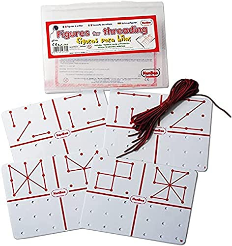 HenBea 745 Spiel Fädel-Formen, Lernspiel