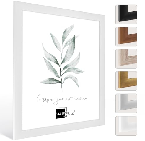 Bildershop-24 Puzzlerahmen Valencia ca. 300-500 Teile 38X54cm Weiß (matt)