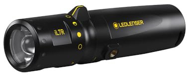 Ledlenser iL7R LED Taschenlampe, explosionsgeschützt, wiederaufladbar, fokussierbar, 360 Lumen, 170 Meter Leuchtweite, 40 Stunden Laufzeit, inkl. Charging Station, Gürtelclip und Power Adapter, 1 Stk.