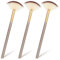 GEEHUA Lot de 3 pinceaux à masque avec manche en bois - Pinceau éventail - Maquillage pour le visage - Pinceau éventail - Pinceau applicateur