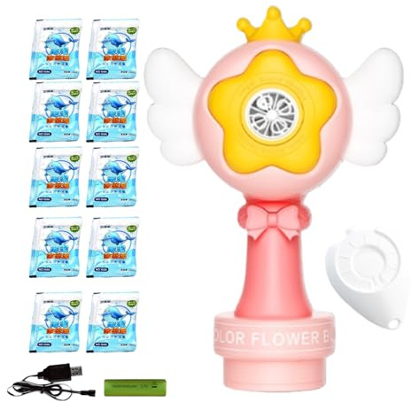 Souffleur de mousse pour voiture | Distributeur de mousse rechargeable avec lumières LED pour baignoire, piscine, jardin, mariage, anniversaire, fête, pelouse