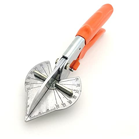 Cortatubos, Cortador de ductos de alambre de espermetón Mitre Mitre de 45-120 grados, PVC PE Tijera de plástico de tijera de tijera de tijera de corte Herramienta de plomería(Scissors)