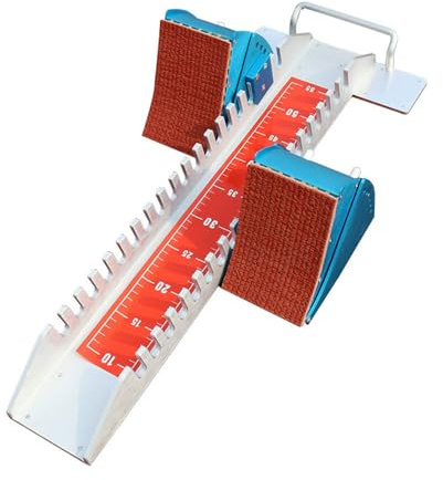 Blocco di partenza regolabile a 6 angoli per allenamento Sprint su piste in plastica e cemento, ideale per competizioni scolastiche e professionali