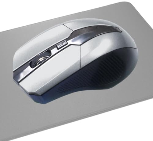 Trådlös USB-datormus – bärbar datormus på 2,4 GHz, smidig inmatningsenhet | lätt ergonomiskt skrivbordstillbehör för hemundervisning arbete