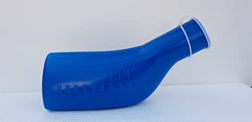 Urinflasche für Männer 1000 ml - Blau