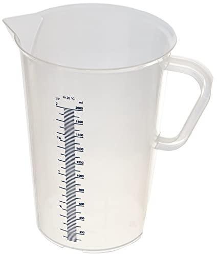 de Buyer - Transparenter Messbecher mit Graduierung - 2 L - 4021.20N