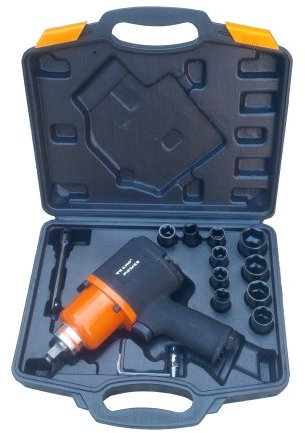 Avvitatore ad aria compressa/pneumatico/ad impulsi 1/2 c/valigetta accessoriata professionale