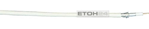 bda connectivity Satellite CATV Antenna Cable TELASS 100 White 100 m Reel