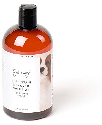 Eye Envy Tear Stain Remover Solution for Dogs|100% Natural,Safe|Recommended by Breeders/Vet/Professional Handlers/Groomers|Contains colloidal Silver,16oz