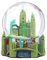 Skyline New York City - Globo de Nieve de Recuerdo, 3.5 Pulgadas de Alto, 65 mm