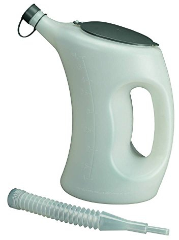 Pressol 0656240 Messbecher mit Deckel-FLA-PE, 5 l-weiß-transparent-0656240