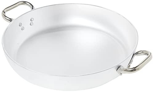 Pentole Agnelli ALMR111036 Strahlungspfanne, professionelles Aluminium 5 mm, 36 cm