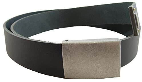 Mil-Tec BW Hosengürtel Leder schwarz Gr.150