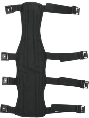 elToro Armschutz Curdora Sport Unterarmschutz (Schwarz, L - 32cm)