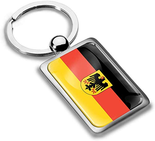 Biomar Labs Stainless Steel Metal Keychains Country Flag National Flags Design Durable Accessory Car House Keys Backpack Gift Travel Souvenir
