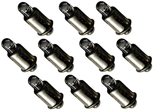 LED-Mafia 10x 20x MS4 Glühbirnen - 6V - passend für Piko TT H0 - Modellbahn Modellbau warmweiß weiß (10)