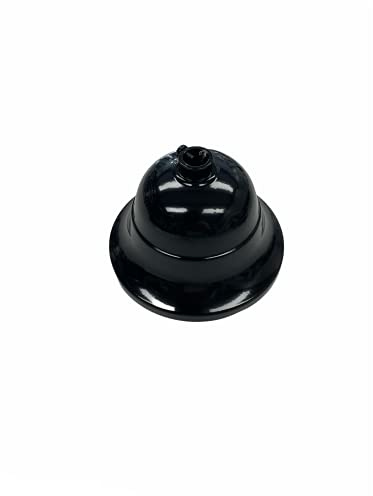 oniroview Rosace en fil métallique poli noir antique pour lustres de plafond