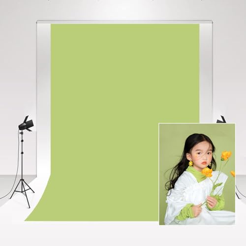 Kate Studio Backdrop Light Green 1.5x2.2m Fruit Green Abstract Background Photocall Wedding Photography Backdrop Baby Fabric Background Summer Vibe Photo Shooting