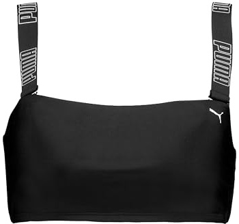 PUMA Bandeau T, Costumi da Bagno Donna, Nero, L