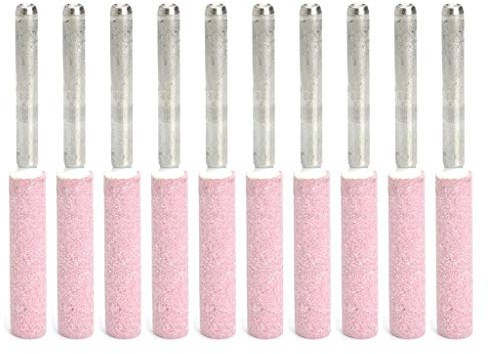 10 piedras de afilar para motosierra, 4,8 mm, 3/16, herramienta de afilado, piedras de afilado, cadena de rebaba, lima, herramienta de jardín