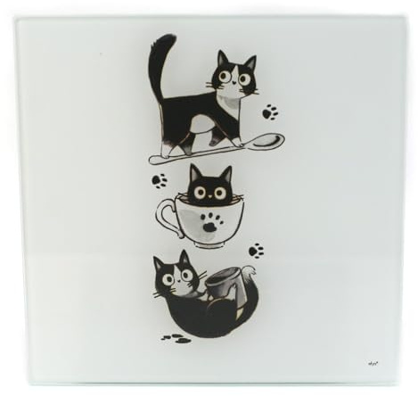 Dessous de Plat Cuisine Motifs Chatons Mia 20x20 cm