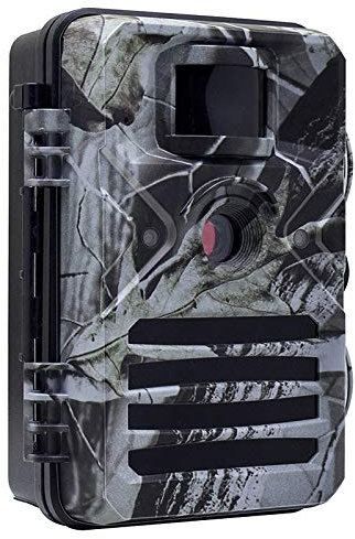 Iyalezirk Videocamera Game Trail con fotocamera da visione attivata dal movimento 1080P da 16 MP Fotocamera Trappola da caccia IR brillante e resistente all'acqua migliorata