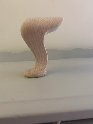 5 SET OF 2 Queen Anne Legs .Original RLMAN PadFoot style. Cabriolet Handfinished. Queen Anne Wooden Furniture Replacement Replacement Legs For Sofa Cabinet Footstool Chair Bed Ottoman