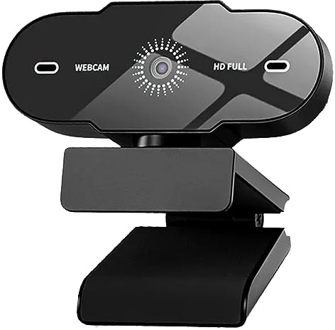 Kueohse Webcam Mini PC USB Camera 1080P Webcam professionale HD con microfono per computer ufficio giochi in streaming