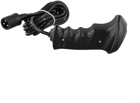 Niceminiwall Télécommande de treuil électrique à 3 broches avec câble pour véhicule tout-terrain ATV UTV 12 V-48 V 500 A Noir Rouge ABS