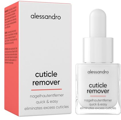 alessandro Cuticle Remover - Flüssiger Nagelhautentferner für weiche & gepflegte Nagelhaut - Schnell, einfach & sanft - Für alle Nageltypen - Vegan - 10ml