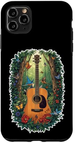 Cordes de Musique pour Guitare Acoustique Rock Rhythm Coque pour iPhone 11 Pro Max