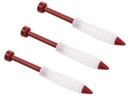 Hoement Penna per Decorare Torte in Silicone 3 Pezzi Penna per Scrivere su Cioccolato e Cibo Strumento per Pasticceria Fai da Te per Decorazioni Dessert e Dolci Fatti in Casa